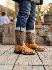 Men's Leather Boots - Kuning - View 2