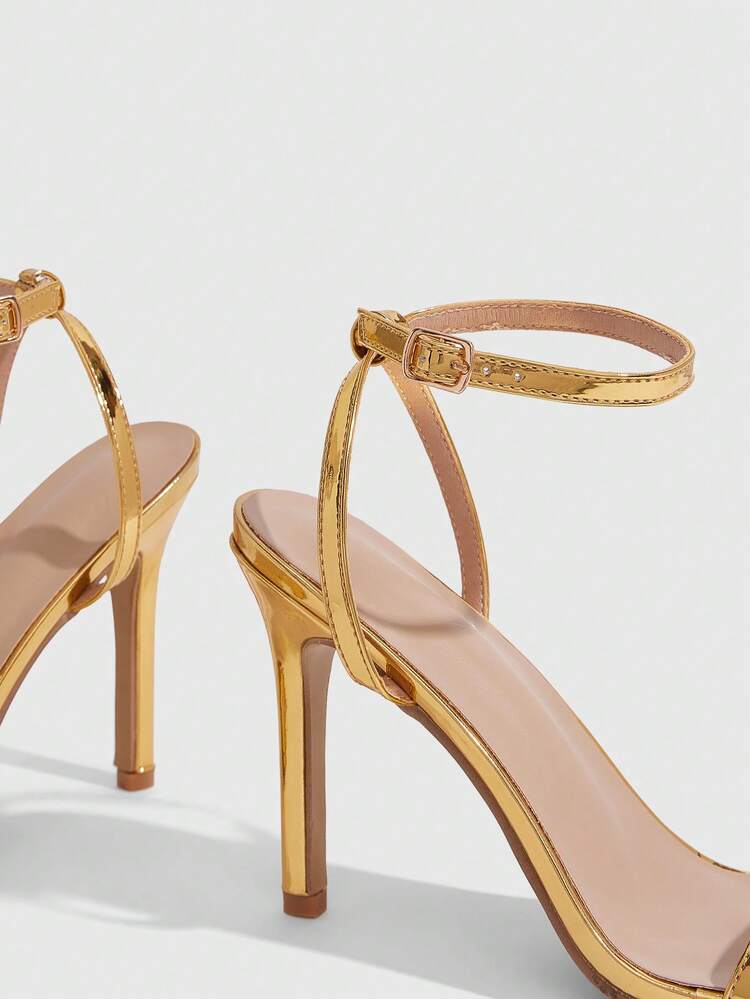 CUCCOO SZL Women's Elegant Minimalist Heeled Sandals For Commuting Valentine's Day Spring Shoes Prom Heels