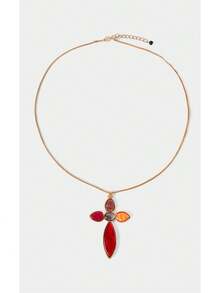 Noxbound Kalung Liontin [Warna Aksesori Acak] - salib - View 1