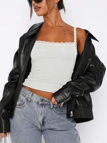 Sundraya Ladies' Solid Color Camisole - White - View 5