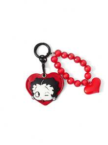 Betty Boop x SHEIN Cute And Fun KeCute And Fun Key Covery Cover - Red - View 6
