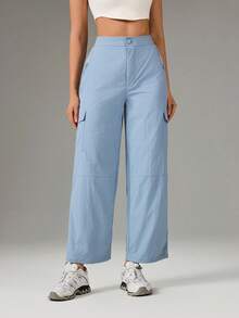 OutZeal Women Outdoor Pants Hiking Camping Multi Pockets Outdoor Bottoms - Blue - View 8