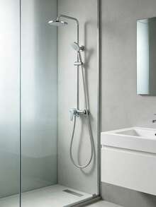 1 Piece Of Stainless Steel Shower Pipe, Sturdy And Durable, Not Prone To Tangling, Suitable For Bathroom Shower Heads And Bathroom Accessories - Multicolor - View 2