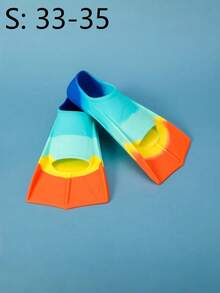 1 Piece Teen Swimming Fins, Comfortable Silicone Fins Suitable For Swimming And Diving. Sized For Beginner Adults, Runs Small, Please Order One Size Larger - Multicolor - View 12