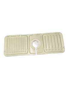 Alas Pelindung Percikan Keran Silikon, Alas Tetesan Anti Selip Tebal Tahan Air, Alas Pengeringan Wastafel Dapur & Kamar Mandi, Pelindung Permukaan Meja Anti Percikan - warna-warni - View 9