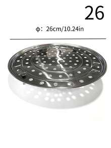 Zazumi Universal Stainless Steel Steamer With Detachable Legs, Cooking Steaming Pan And Pot Accessory, Multi-Functional Steaming Rack For , Grinding And Scratch-Proof Round Cooling Rack, Steamer Rack For Kitchen Thick Cookware Tool Seafood Boil - Silver - View 15