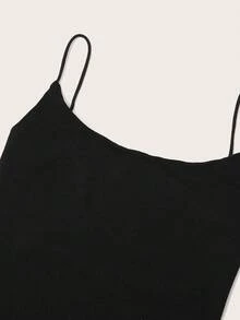 Tseoso 女款 95% 棉黑色露背交叉背心，夏季甜美 Y2K 復古夜店風，極簡優雅百搭健身房運動上衣 - 彩色 - 查看 5