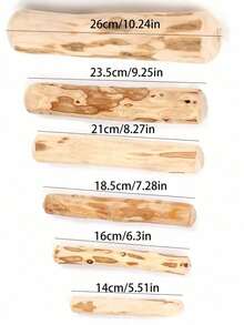 1pc Coffee-Color Wooden Dog Chew Toy - Interactive Teeth Grinding Stick, Suitable For All Dog Breeds, Dental Care & Training Accessory, Especially For Chewing Dogs - Multicolor - View 17