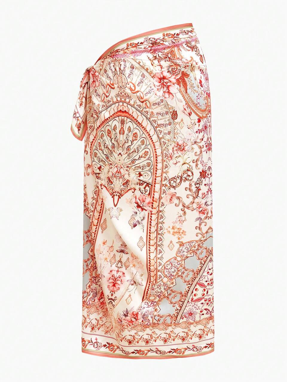 ELEGANT ALL-OVER PRINT MULTIFUNCTIONAL SWIMSUIT COVER-UP SCARF SKIRT