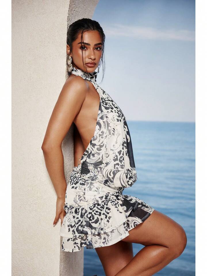 long sleeve backless prom dress Black Mermaid Square Neckline with Sleeves Color:POWDER BLUE A lavish look like Bloomingdales1 Bachelorette' Hannah B's Randi