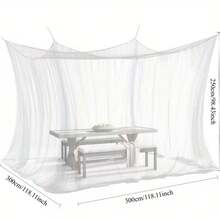 Outdoor Camping Mosquito Net, Extra Large Bed Cover, Portable Square Mosquito Net With Mesh Fabric For Camping Trips - Multicolor - View 7