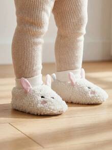 Cozy Pixies 1 Pair Of Baby Non-Slip Soft Bottom Embroidered Cute Rabbit Socks Suitable For Newborns - White - View 5