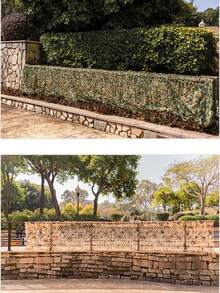 1 Roll Camouflage Net, Jungle Hunting Military Decorative Shade, IUNIO Camouflage Net,3x6m Large Roll Coarse Linen Camouflage Waterproof Netting Material, Suitable For Hunting Blinds, Dinosaur Theme Parties, Camping, Shooting, Sunshade - Multicolor - View 4