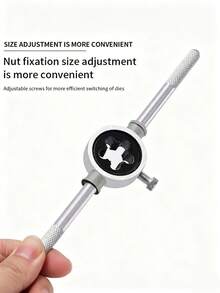 20Pcs Tap And Die Set  Tap Wrench Threading Tools Metric/Imperial Hand Tapping Tools For Metalworking Screw Thread Tap Die Tap,Tools For Men - one size fits all - View 8