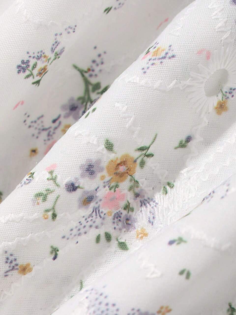 Floral Fitted Waist Umbrella Skirt Ruffle Hem Deep V-Neck Elegant Tropical Vacation Summer Women's Long Dress Sundress White Floral