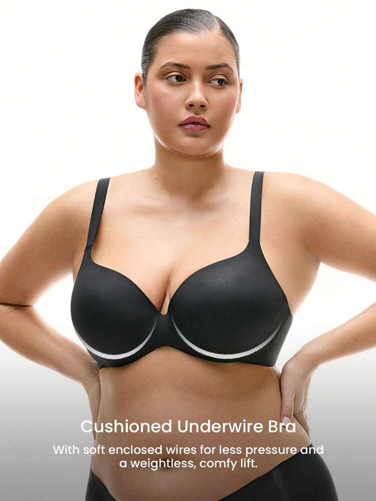 Plus Seamless Push-Up Bra