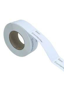 2/4Pcs Food Labels, Suitable For Refrigerators, Jam Jars And Food Storage, Paper Name Labels, Classification Labels, Price Labels, Numbered Sorting Labels - White - View 7