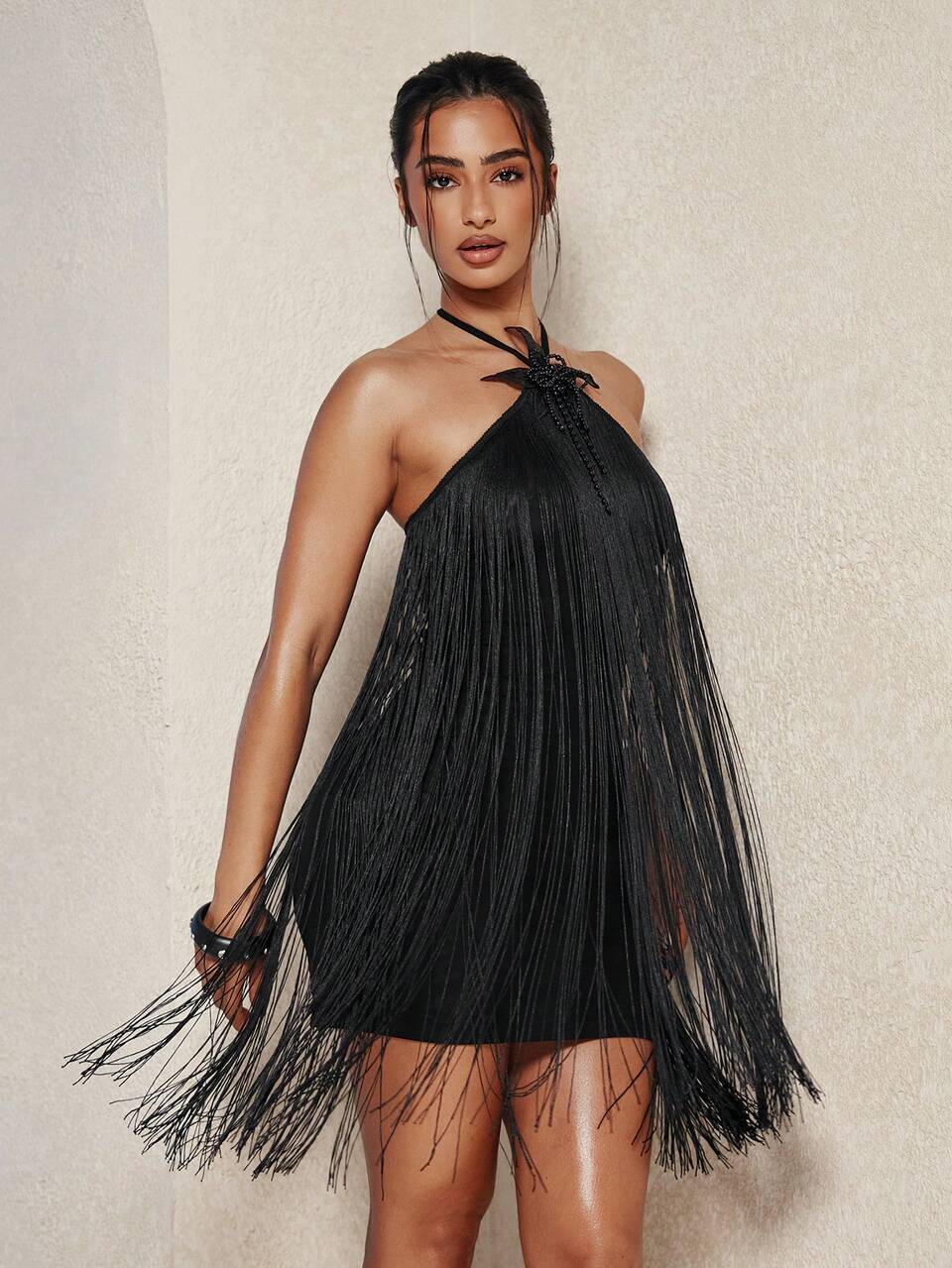bohemian wedding dresses dallas KissProm Long Sleeve Boho Flowy Dress Lace A-Line V-Neck Beach Gown with Split Front and Sweep Train, Diamond White / 6 You love the low 40_summer Size:22 black small dresser Soto