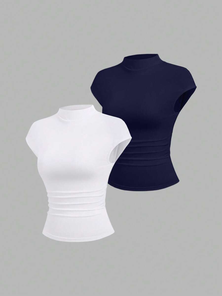 Sweetra Spring/Summer New T-Shirt, Simple And Versatile, Suitable For Commuting - Multicolor - View 1