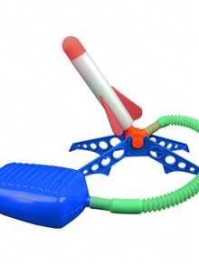 1pc Pedal Rocket Launch Toy, Parent-Child Interactive Game.Adiustable Angle, Can Change Multiple Angles To Launch,Preparing Birthday And Holiday Gifts For Children(Some Parts Are Sent Random) - Multicolor - View 3