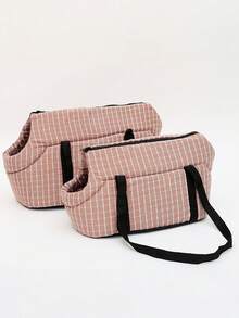 1 Foldable Shoulder Pet Bag, Pet Outdoor Backpack, Cat And Dog Crossbody Bag, Car Breathable Pet Backpack - Multicolor - View 8
