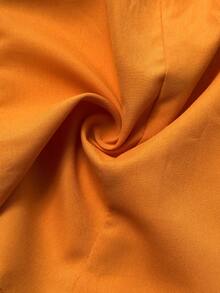 Maweii Sexy Vintage Large Bow Sleeveless Slim Fit Plus Size Women's Blouse - Orange - View 7
