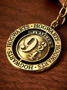 HARRY POTTER X SHEIN 時尚鋅合金復古包包吊飾，紀念品、收藏品、禮物，適用於錢包、書包、背包、汽車配件，男女通用 - 彩色 - 查看 2