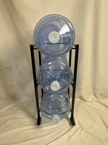Water Bottle Rack, Multi-Layer (3 Layers) Bottle Stand, Kitchen, Office, Living Room Bottle Storage Rack - Black - View 5