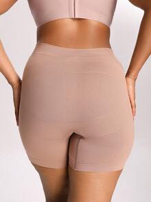 Barelissa 1 pieza Leggings moldeadores deportivos de base cómoda y sin costuras para tallas grandes - Marrón Mocha - Ver 2