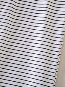 SHEIN Vintaside Kids 女童休閒檸檬仿刺繡條紋T恤與黃色對比色長褲夏季套裝 - 白色 - 查看 4