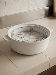 Cirelle 1 Piece Star Shaped Stainless Steel Steamer Rack, Multi-Purpose Round Steaming Trivet With 3 Stable Elevated Legs, Heat Resistant Pot Stand Cooling Rack For Pressure Cooker Stock Pot , Essential Kitchen Cooking Baking Accessory For Home Restaurant, Practical Housewarming Birthday Holiday Gift For Home Cooks Chefs Women Men Family - View 4
