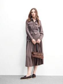 CUCCOO BIZCHIC 女款休閒套腳平底運動休閒鞋 粉色 春季鞋 春假 復活節 情人節 春季鞋 - 咖啡棕.. - 查看 6