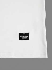 Manfinity CasualCool Set Kaos dan Celana Pendek Kasual Musim Panas untuk Pria - MultiWarna - View 5