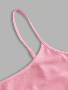 SHEIN PETITE CURVE 大尺碼女款 3件組緊身休閒細肩帶背心上衣 - 彩色 - 查看 6