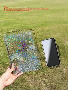 1 Buah Map Kertas Transparan Berbentuk Bintang Warna-warni Ukuran A5/A6 yang Berubah Warna Sesuai Cahaya, Album DIY, Tas Penyimpanan Kartu Nama, Tempat Kartu Pos, Buku Catatan Lepas - MultiWarna - View 3