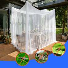 Outdoor Camping Mosquito Net, Extra Large Bed Cover, Portable Square Mosquito Net With Mesh Fabric For Camping Trips - Multicolor - View 5