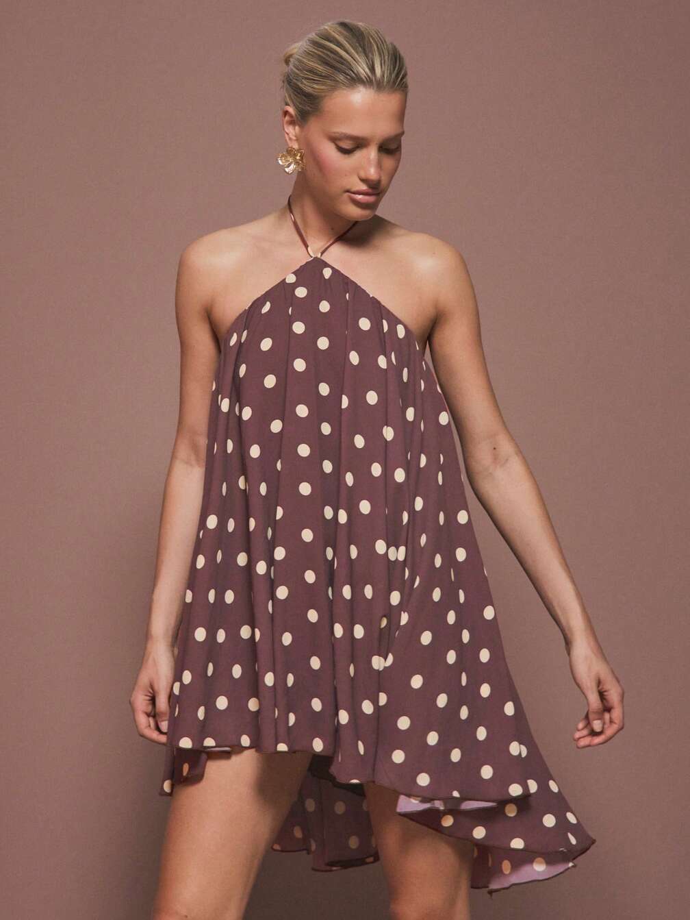 a shape dress for ladies Guide Inverted Triangle Body stylecode:D1780