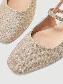 CUCCOO BIZCHIC Women's High Heel Pumps, Graduation Heel, Prom Heels For Summer Spring Shoes Spring Break Easter For Christmas Spring Shoes - Golden Greet - View 6