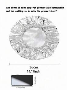 10pcs Reusable Aluminum Foil Lids, Tabletop Food Warmer, Food Storage Bags, Food Preservation Bags, Kitchen Organization, Household Plastic Packaging, Contact Type, Leftover Storage, Kitchen Food Warmer And Preserver, Suitable For Bowls And Dishes, Keeps Food Warm, Fresh And Dust-Proof, Food Preservation Equipment - Multicolor - View 3