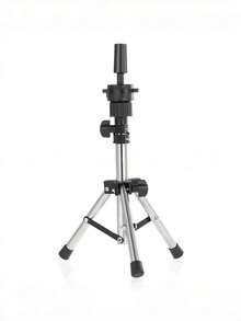 Mini Tripod Mannequin Head Stand, Adjustable Wig Tripod Stand (36.83-55.37 Cm), Compatible With Mannequin Heads And Training Heads - Silver - View 11