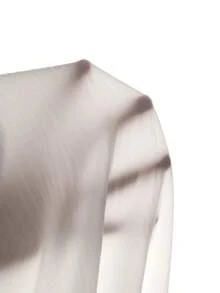 Manfinity RSRT Men's Summer Casual Solid Color Loose Fit Drop Shoulder Short Sleeve Shirt And Long Pants Set Men Summer Pants Set Men Resort Outfit Men Co Ord Set, Holiday - White - View 6