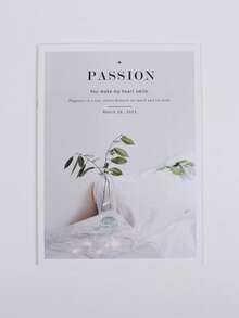 1pc Minimalist English Magazine Photo Shoot Background Live Broadcast Photo Prop Street Style Display Home Decoration Best Gifts Birthday - magazine - View 19