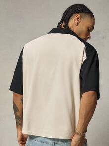 FRESIVO 男士休閒度假商務時尚拼接帥氣百搭 Polo 衫 - 彩色 - 查看 2