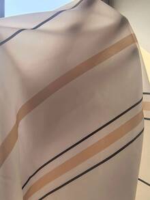 Manfinity Homme Bộ 2 áo sơ mi sọc tay ngắn cài khuy đơn và quần short cho nam mùa hè, trang phục ấm áp - Màu Khaki - Xem 5