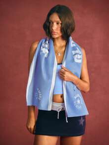 GLOWMODE 1 Pack Glow Flow Sweat-Wicking Quick-Dry Colorblock Dual-Side Performance Scarf Towel Daily Casual Active Training Wear - Bubble Blue - View 7