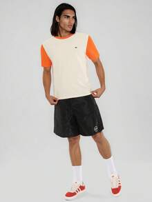 FORM&CHAOS Men's Summer Colorblock Retro Short Sleeve T-Shirt - Multicolor - View 5
