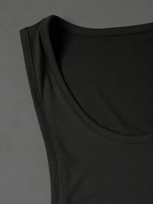 Manfinity Dauomo 2件組男士純色休閒寬鬆百搭日常穿著上衣 健身運動 夏季 黑白 - 彩色 - 查看 6