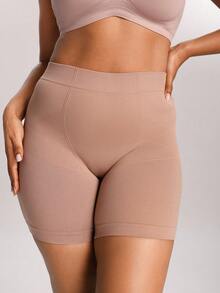 Barelissa 1 pieza Leggings moldeadores deportivos de base cómoda y sin costuras para tallas grandes - Marrón Mocha - Ver 8