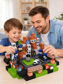 MINKOJA Magnetic Block Set, Magnetic Blocks, Creative Games, Gift For Children Aged 3 And Over, ,Travel Toy,Easter,Building Blocks,Building Block Sets,Magnetic Blocks - Multicolor - View 4