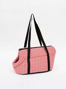 1 Foldable Shoulder Pet Bag, Pet Outdoor Backpack, Cat And Dog Crossbody Bag, Car Breathable Pet Backpack - Multicolor - View 7